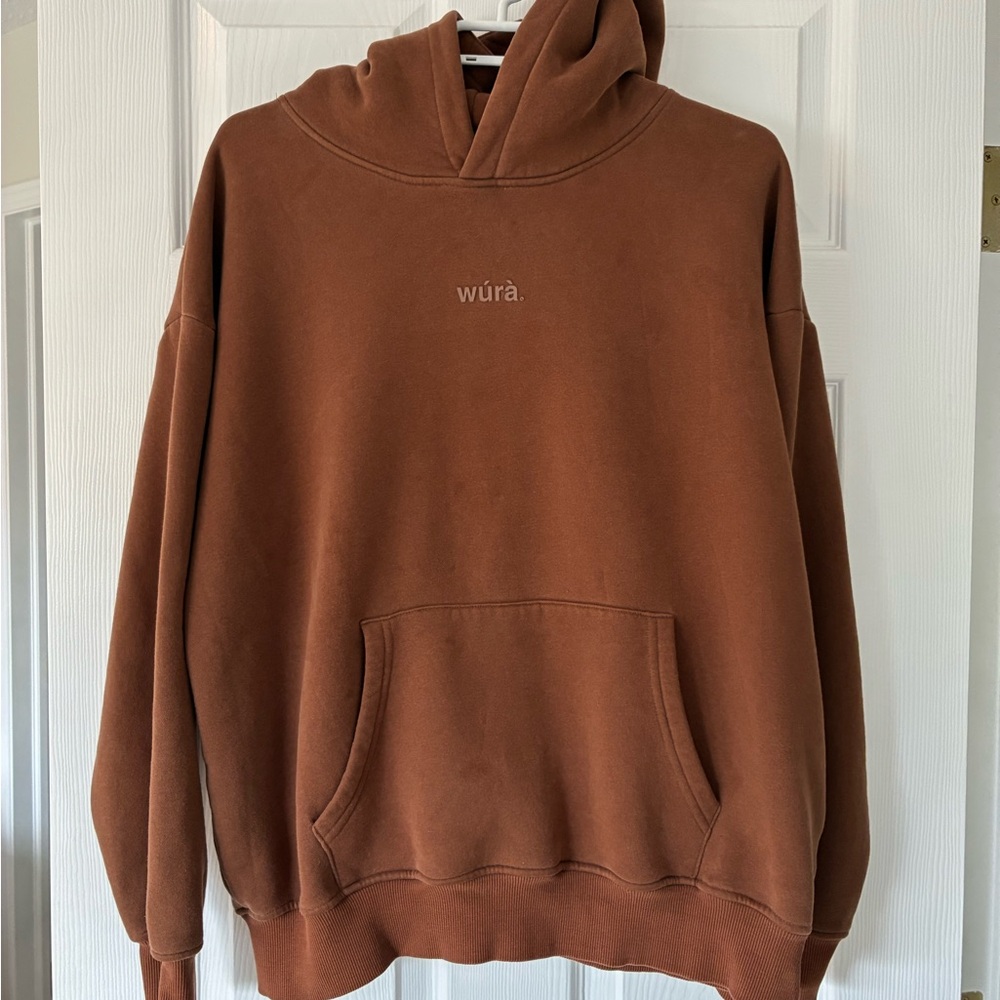 Brown unisex Pullover Hoodie Sweatshirt